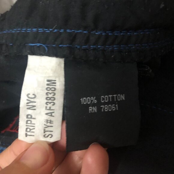 Tripp NYC Y2K Wide Leg Baggy Bondage Pants 2X Convertible Skater Punk Rave Goth - Picture 15 of 16